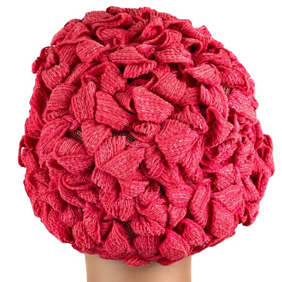 Vintage 40s 50s Chenille Loops Union Hat